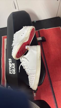 Red bottom sneakers