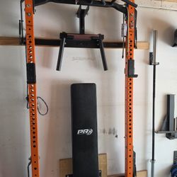 PRX Folding Squat Rack & Accessories 