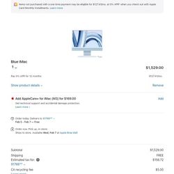 Imac 24 In NEW In Box 