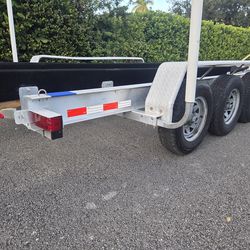 Boat Trailer 2024 perfect 16000 Pounds Torsion Brakes 34 Feet
