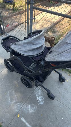 Curve Contours Double Stroller
