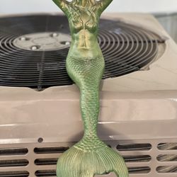 Decorative Cast Iron Garden Figure Of A Marmaid