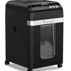 Bonsaii C283-A | 200-Sheet Auto-Feed & 12-Sheet Manual Micro-Cut Shredder