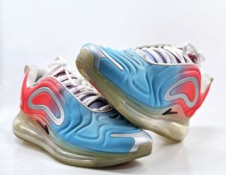 Nike Air Max 720 Women's Size 8.5 Lava Glow Blue Fury - AR9293 600