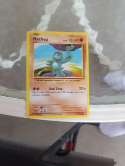 Machop Pokemon Card