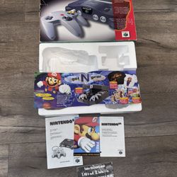 Nintendo 64 Original Oem Box Cib