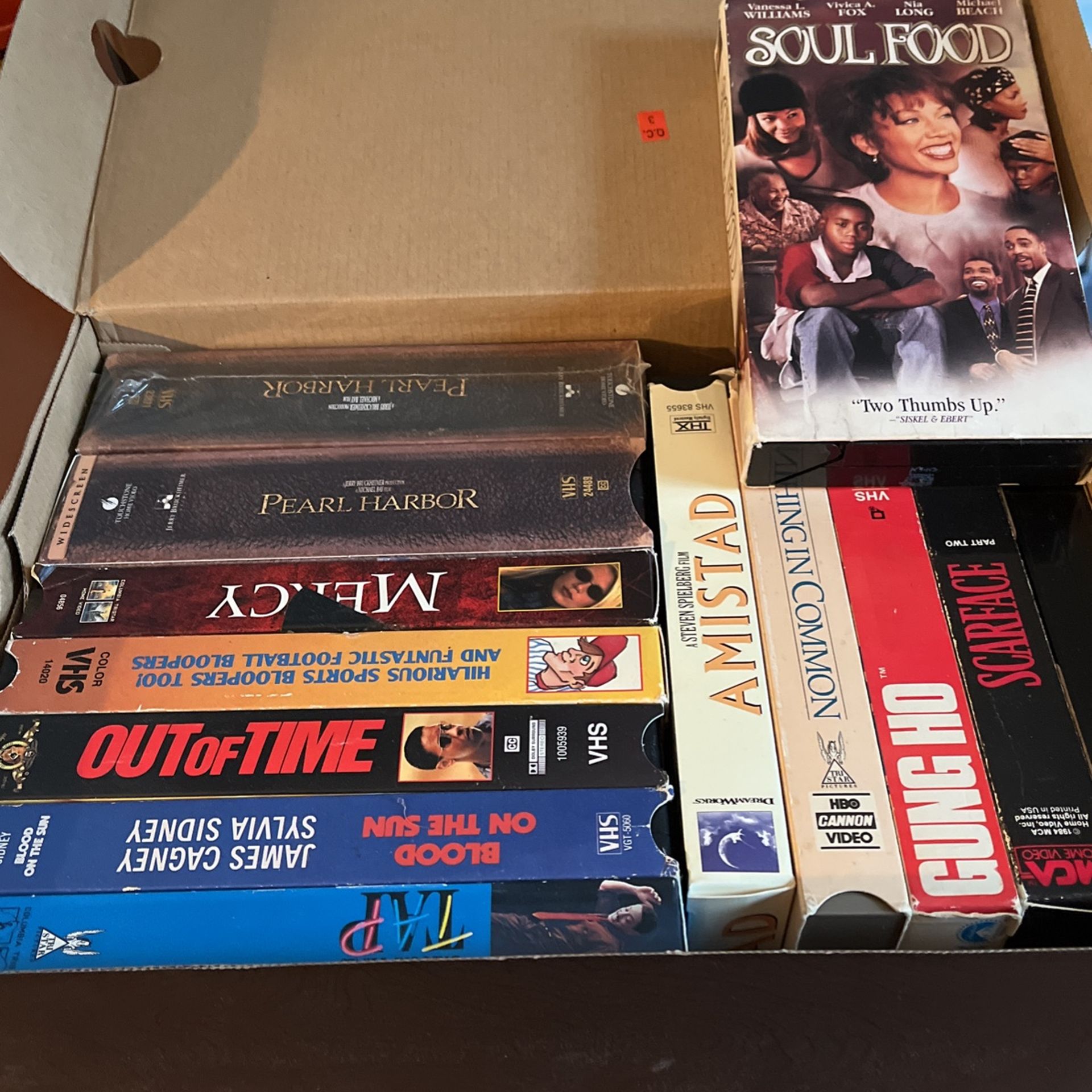 4 Boxes Of Classic VHS TAPES