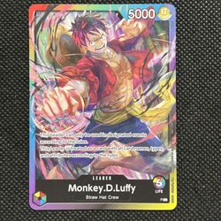 • Monkey.D.Luffy • OP-PR Release Event Leader Promo One Piece TCG