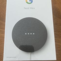 Brand new Google nest mini charcoal