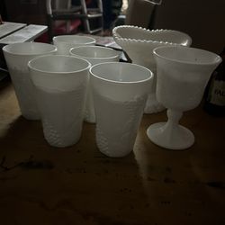 Milk Glass Collection 