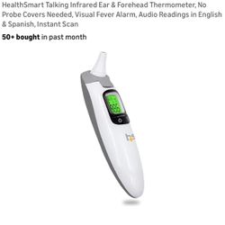 HealthSmart Talking Infrared Ear and Forehead Thermometer 