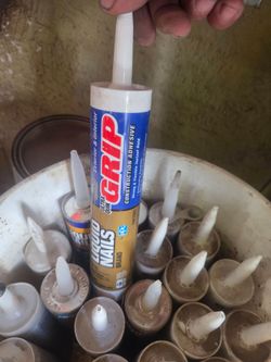 Assorted caulking