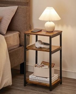 New Single Industrial Rustic Brown Side/ End Table