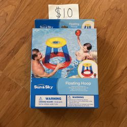 New $10! Sun & Sky Floating Basketball Hoop  