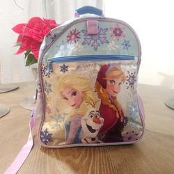 Disney Frozen Girls Kids Backpack    12"W X 5"D X 13.5"H