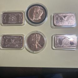 6oz of Copper Bars/Rounds Package