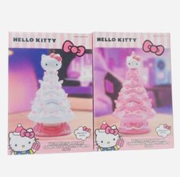 6in Hello Kitty Ceramic Christmas Tree with Lights