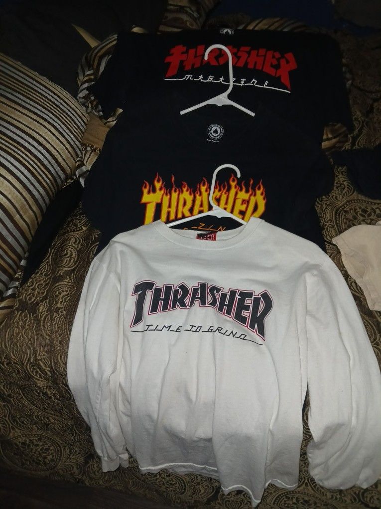 6 Vintage Trasher Shirts 