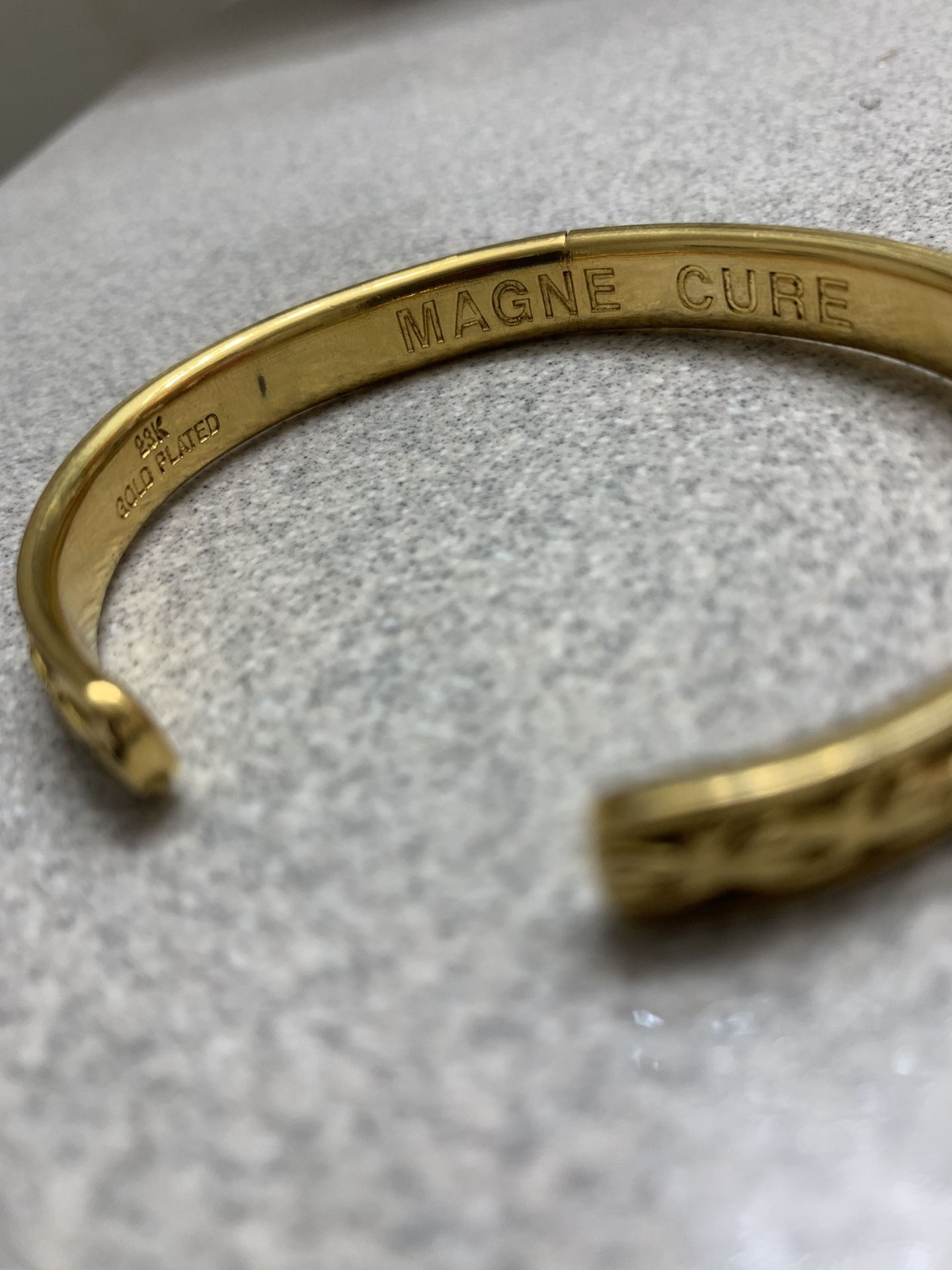 23k Mange Cure Gold Plated Bracelet