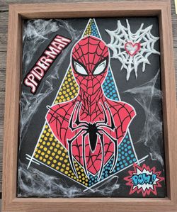 Spider-Man Framed Canvas Wall Art