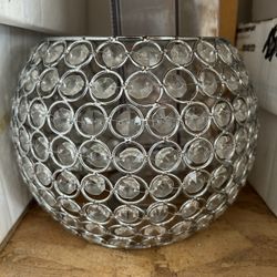 HMVPL Crystal Ceiling Light Modern Semi Flush Mount Pendant Lighting Fixture