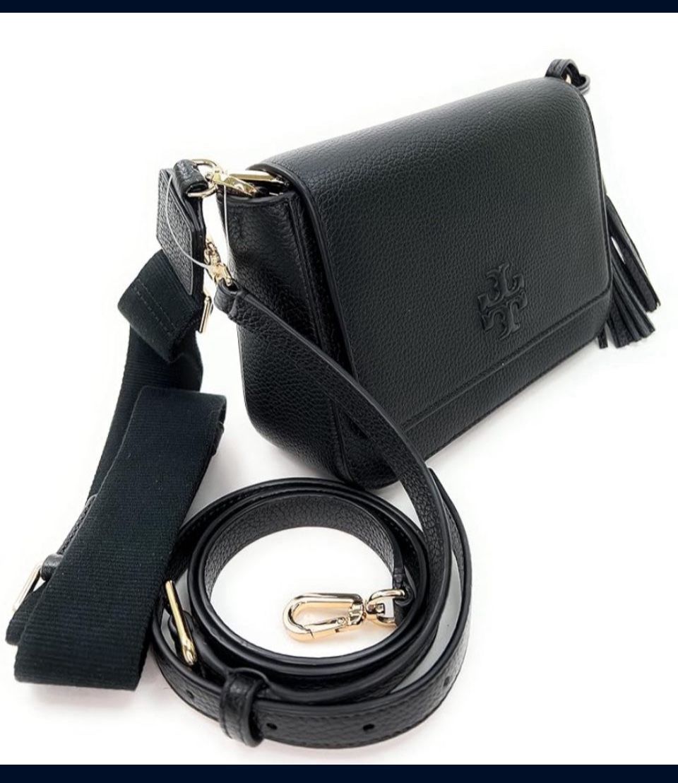 Tory Burch Leather Thea WEB Crossbody