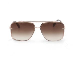 BELLA COFFEE TANGLE FREE GOLD AVIATOR BROWN FADE LENS SUNGLASSES VIRAL TIKTOK
