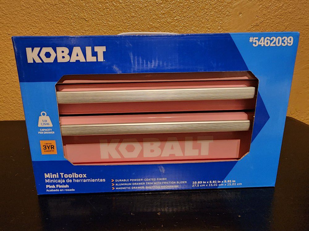 Kobalt Pink Mini Tool Box