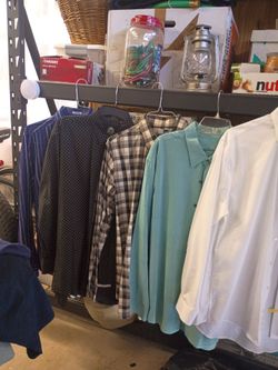 Name brand Men's button down shirts