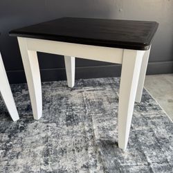 Matching Side Table Set Modern Farmhouse 