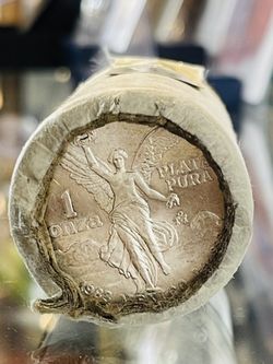 1983 Libertad Original Bank Roll 20 - One Troy Ounce Silver Coins Onza Plata Mexico Cash 💵 Price
