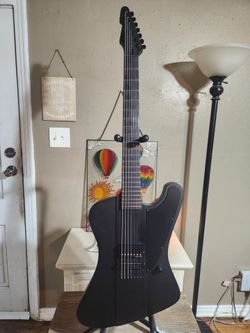 ESP LTD Phoenix-7 Black Metal with Seymour Duncan Nazgûl