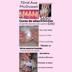  CURSOS PARA UÑAS ACRILICAS Y PEDICURE