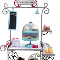 American Girl Doll Graces Pastry Cart 