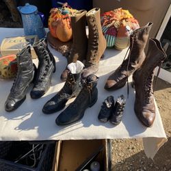 Vintage Leather shoes from the 1900s