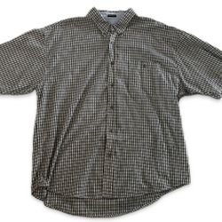 Vintage Bugle Boy Classics Button Down Shirt Mens XXL Short Sleeve