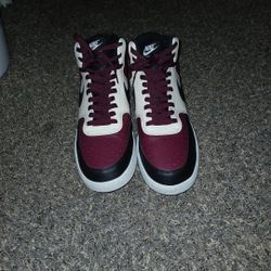 Slightly Worn Nike Court Vision Mid Next Nature shoe Size 13
