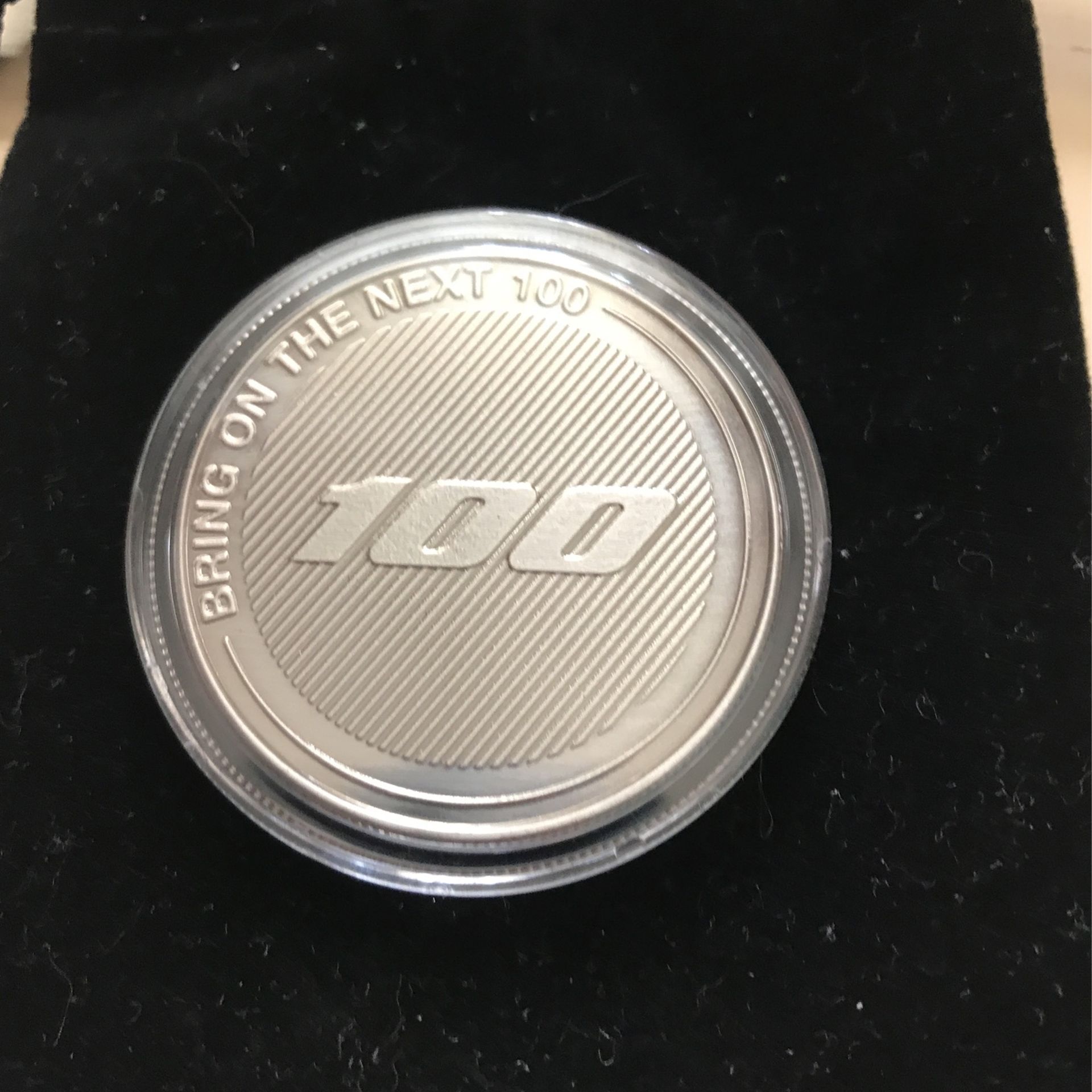 Boeing 100 Year Commemorative Coin With Bag
