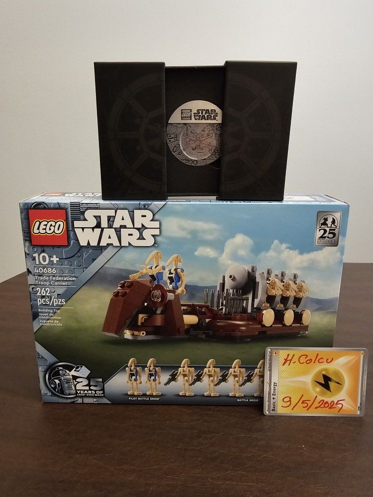 Lego 40686 Star Wars Trade Federation Troop Carrier+COIN / May 4th GWP $55