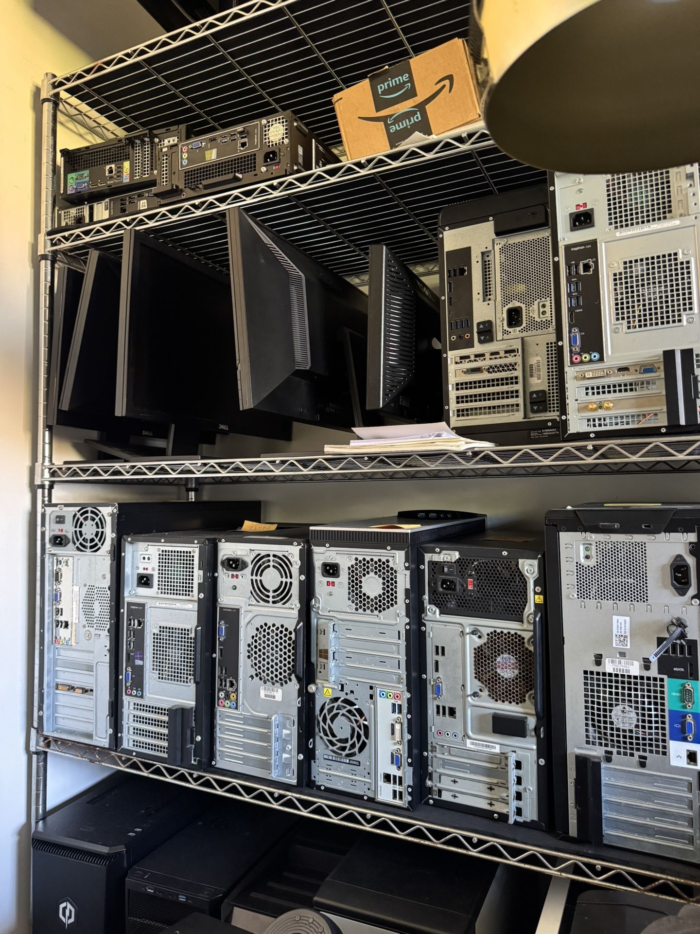 Bulk Used Desktop Computers + Monitors