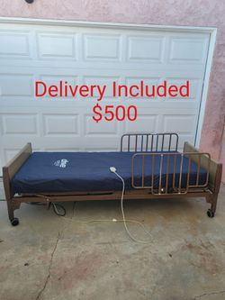 Invacare full electric hospital bed