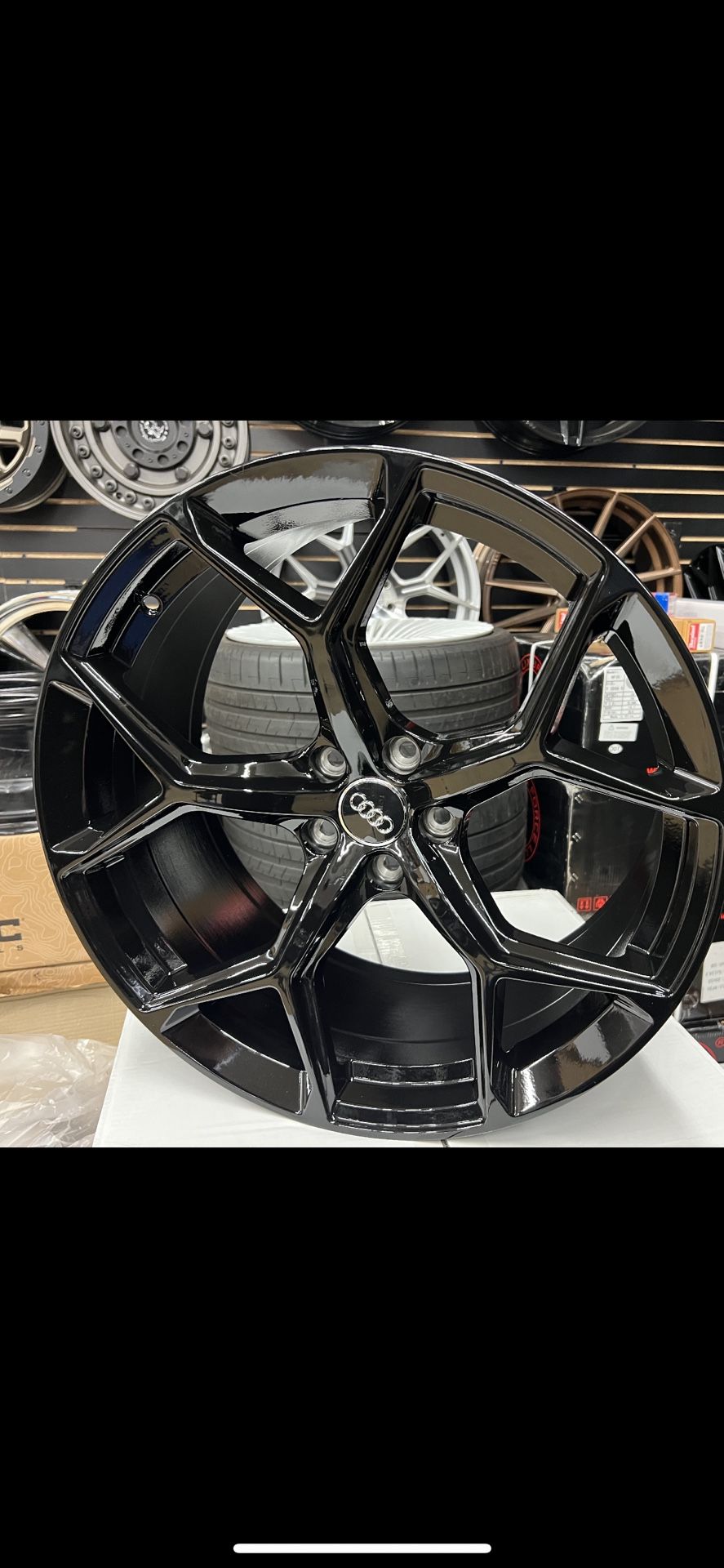 Audi 21” New Blk RS Styke Rims New Tires Set