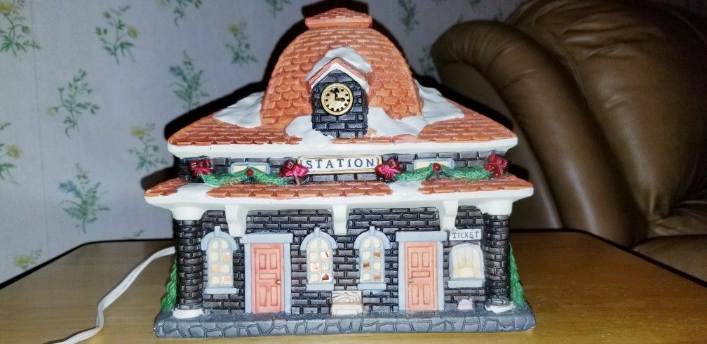 Train Station Christmas Village