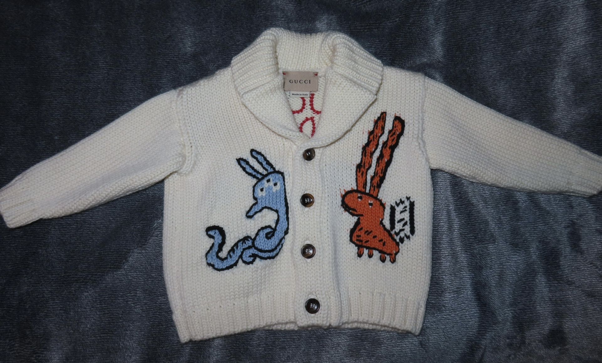 Gucci Boys Cardigan Sz 6/9 Months