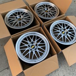 BBS 18x8.0J Silver Wheels 5x120 ET35 72.6 CB – Brand New