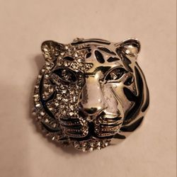  Tiger Head Brooch Pins.  Animal Lapel
Pin,Charm Lion Coat Collar Brooch