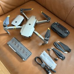 DJI Mavic Pro Platinum Drone + Extra battery