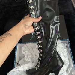 Latex Boots $60