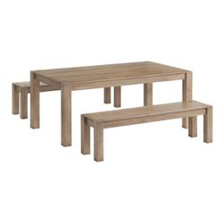 Pine Dining Table and Bench