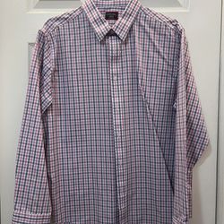 Untuckit Plaid Button Down Shirt - Men’s XL